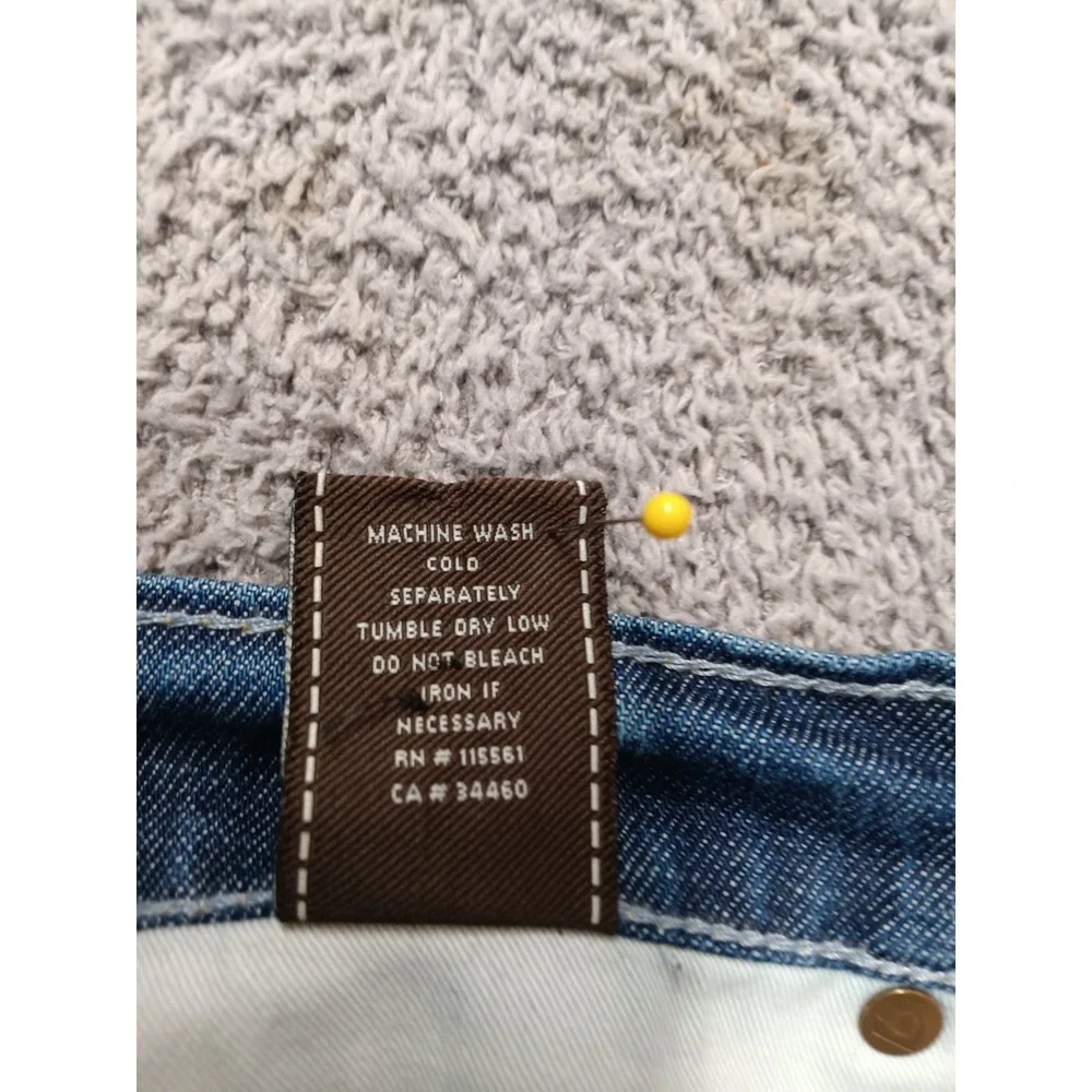 7 For All Mankind Relaxed‎ Men's Jeans Size 38x31.5 Straight Leg Stretch Denim